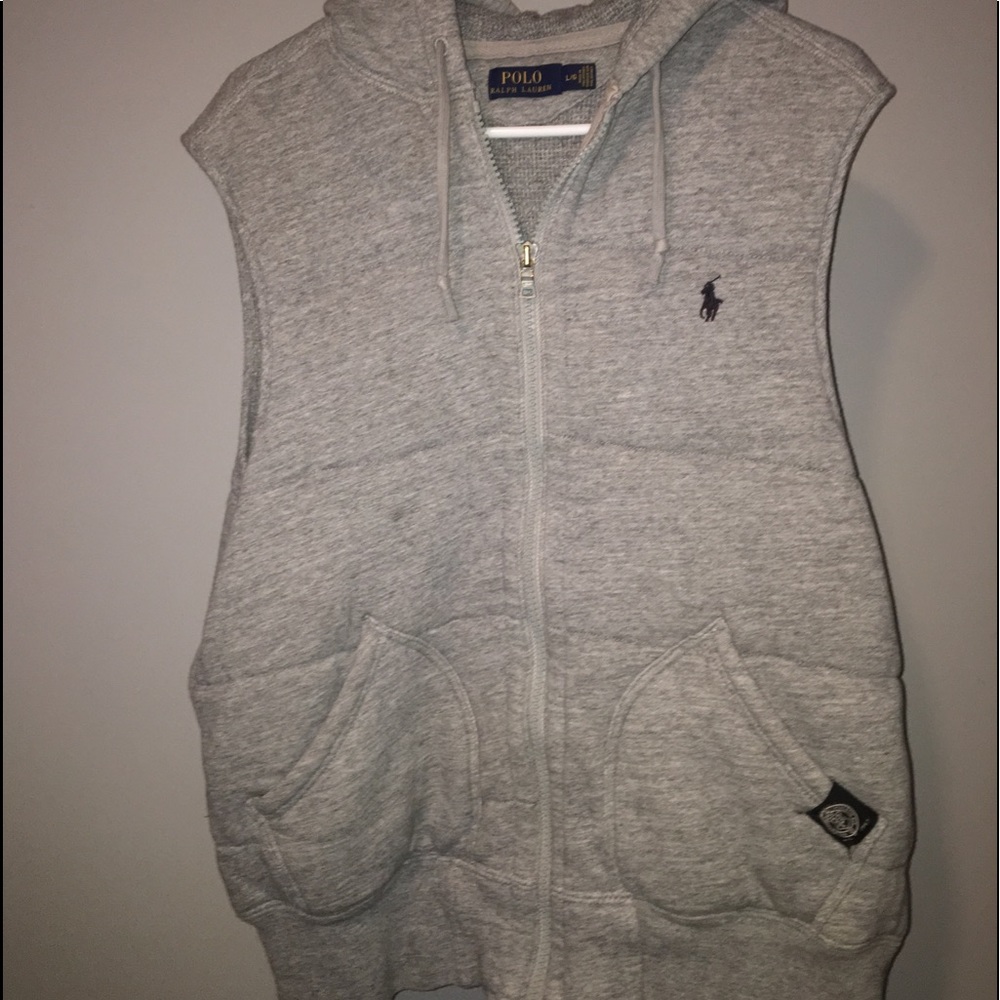 Hooded Polo Vest